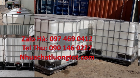 Thùng nhựa ibc, Thùng nhựa 1000l đựng hóa chất, Bồn ibc 1000l đựng chất lỏng, Tank IBC 1000L, thùng