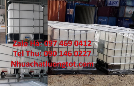 Thùng nhựa ibc, Thùng nhựa 1000l đựng hóa chất, Bồn ibc 1000l đựng chất lỏng, Tank IBC 1000L, thùng