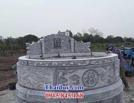 09 nhà mồ đá đẹp sài gòn - lăng mộ bằng đá nguyên khối