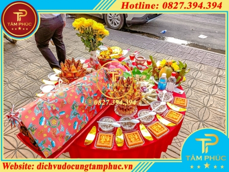 Chuyên cung cấp dịch vụ bày trí mâm cúng khai trương trọn gói