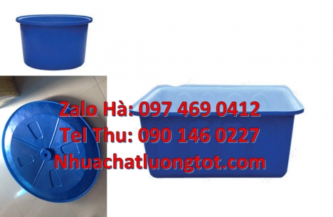 thùng nhựa 2000 lít trồng cây Thùng tròn, Thùng nhựa tròn 2000 lít, thùng chữ nhật 1100 li