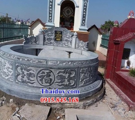013 nhà mồ hình tròn đẹp cần thơ - lăng mộ bằng đá tự nhiên