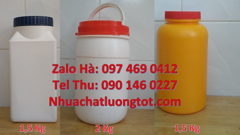 hũ 500gr đựng axit, hũ giá rẻ, hũ hdpe, Hũ nhựa 200gr đựng dung môi, hũ 1kg đựng bánh kẹo, hũ 500gr