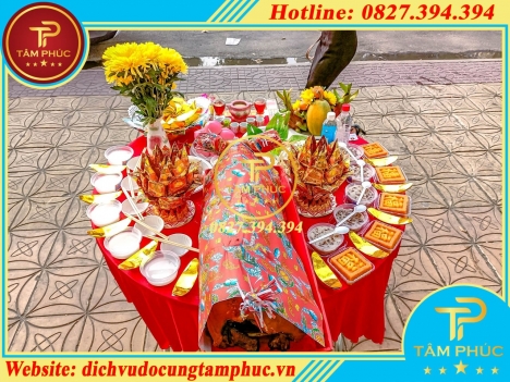 Chuyên cung cấp dịch vụ bày trí mâm cúng khai trương trọn gói