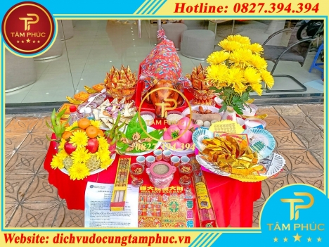 Chuyên cung cấp dịch vụ bày trí mâm cúng khai trương trọn gói