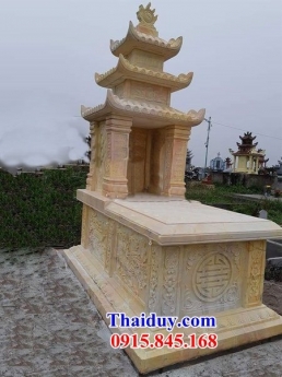 vĩnh long bán lăng mộ ba mái - mộ đá tự nhiên