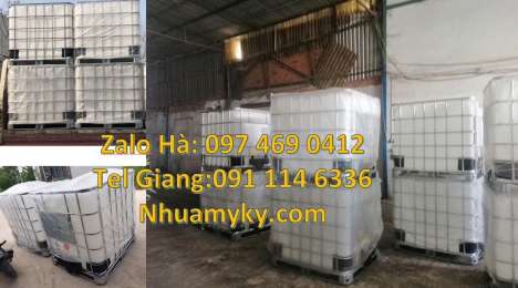 Tank IBC 1000L, thùng nhựa, thùng ibc 1000l, thùng phuy, thùng ibc dung tích lớn 1000 lít, Bồn ibc 1