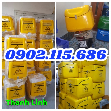 Thùng chở hàng nhựa composite, thùng chở hàng y tế, thùng chở chất thải y tế, thùng đựng chất thải y