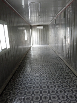 Cont văn phòng 40feet lạnh sơn mới đẹp
