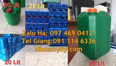 can 20l giá rẻ, can 25l xanh, Can cao cấp, Can 20l đựng axit, can 25l đựng tinh dầu, can 30l đựng th