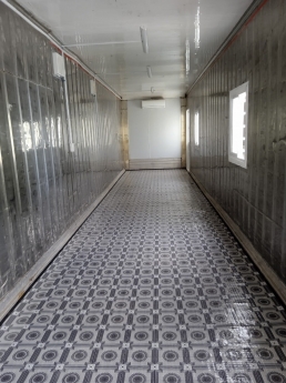Cont văn phòng 40feet lạnh sơn mới đẹp