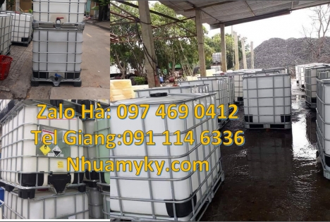 Tank IBC 1000L, thùng nhựa, thùng ibc 1000l, thùng phuy, thùng ibc dung tích lớn 1000 lít, Bồn ibc 1