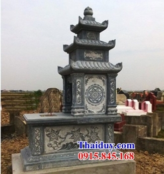 trà vinh lắp đặt lăng mộ đẹp - 18 mộ ba mái bằng đá khối