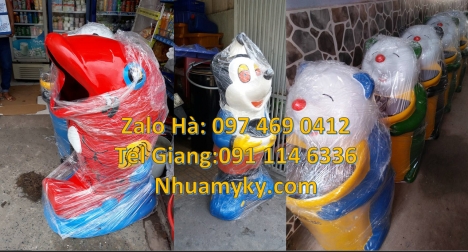 giá bán thùng rác hình con thú tại hcm, thùng rác hình thú giá rẻ Báo giá thùng rác con thú, Thùng r