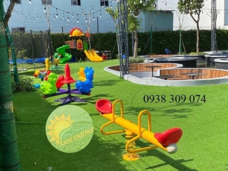 Bập bênh lò xo 2 ghế, 4 ghế nhập khẩu