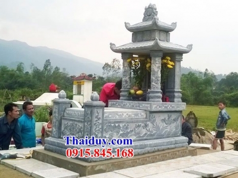 Bình định bán báo giá lăng mộ đá hai mái - mồ đá đẹp