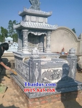Bình định bán báo giá lăng mộ đá hai mái - mồ đá đẹp
