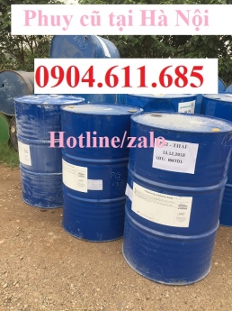 Thùng phuy sắt cũ giá rẻ tại Hà Nội, nơi cung cấp phuy sắt cũ uy tín, độ mới cao