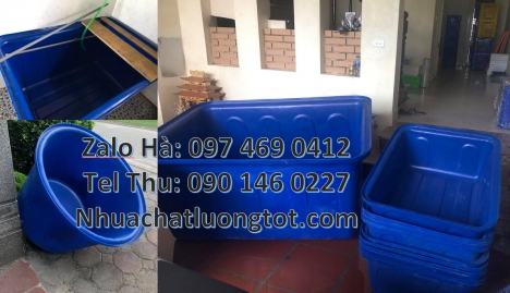 Thùng chữ nhật 2000 lít, thùng nhựa vuông 750 lít Thùng nhựa vuông, Thùng tròn 1000l, Thùng
