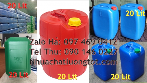 can 20l giá rẻ, can 25l giá rẻ, Can hdpe 20l vuông Can vuông 25l đựng phân bón, can 25l trắng, Can
