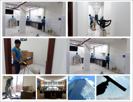 dịch vụ vệ sinh nhà ở, sau xây dựng