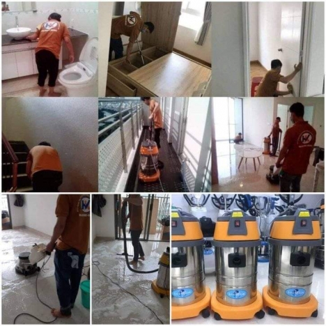 dịch vụ vệ sinh nhà ở, sau xây dựng