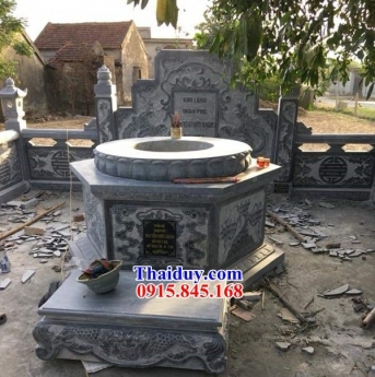 41 Quảng ninh xây lắp lăng mộ lục giác - lăng mộ đá đẹp
