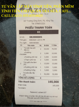 Bán máy tính tiền rẻ cho quán trà sữa tại Đồng Nai