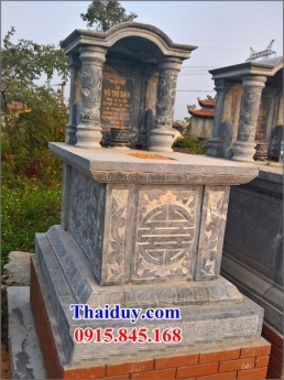 12 mộ kim tĩnh đẹp kon tum - mộ một mái bằng đá
