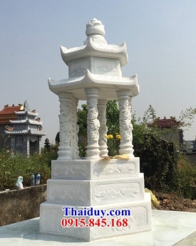 008 lăng mộ lục giác đẹp tại bạc liêu - bia mộ nguyên khối