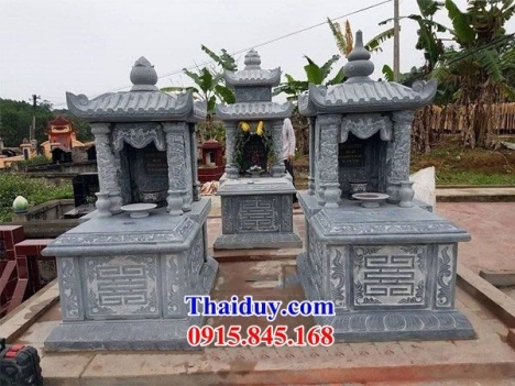 18 Bia mộ đá một mái đẹp bình thuận - mộ đá kim tĩnh