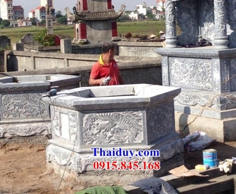 41 Quảng ninh xây lắp lăng mộ lục giác - lăng mộ đá đẹp