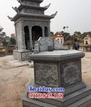 064 mộ đá lục lăng đẹp bến tre - mồ đá cất để tro cốt