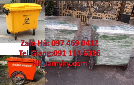 Xe rác chất lượng tốt, Báo giá xe gom rác, Xe gom rác 500L, Xe gom rác chuyên dùng, Xe rác, Xe tải t