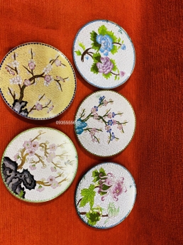 Giao lưu bộ đĩa pháp lam hàng âu