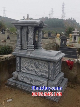 12 mộ kim tĩnh đẹp kon tum - mộ một mái bằng đá