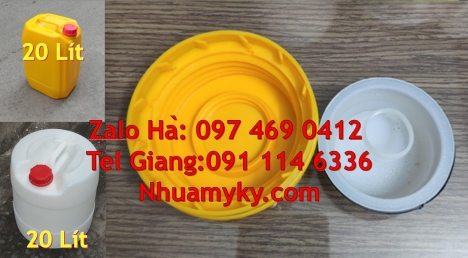 Can hdpe 20l vuông Can vuông 25l đựng phân bón, can 25l trắng, Can dẹp 30l đựng sữa tươi, Can nhựa