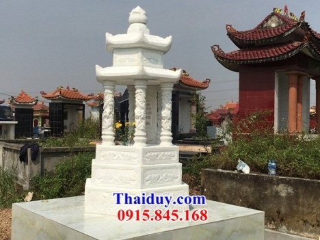 008 lăng mộ lục giác đẹp tại bạc liêu - bia mộ nguyên khối
