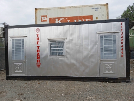 Container văn phòng lạnh 20ft có WC
