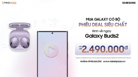 ưu đãi có bộ khi mua tai nghe galaxy buds 2