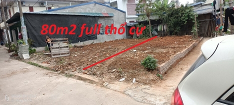 Bán đất 80m2 full thô cư,ngã 3 điểm hẹn,lô 2 Bắc Sơn, p Tân Thịnh,tp Thái Nguyên
