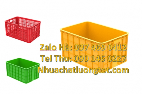 sóng nhựa hở giá bao nhiêu,rổ nhựa, Thùng nhựa đặc B3, thùng nhựa đựng thủy sản, Sóng nhựa 26 bánh x