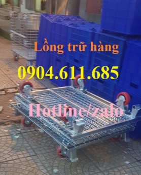 Lồng thép trữ hàng, lồng trữ hàng loại nhỏ, sọt sắt trữ hàng, lồng thép mạ kẽm, lồng trữ hàng