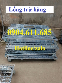 Lồng thép trữ hàng, lồng trữ hàng loại nhỏ, sọt sắt trữ hàng, lồng thép mạ kẽm, lồng trữ hàng
