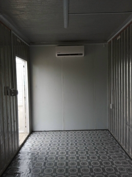 Container văn phòng lạnh 20ft có WC