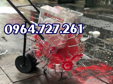 Máy gieo hạt ngô, trỉa đậu phộng, gieo hạt đỗ xanh và bón phân đẩy tay 2 chức năng VNGH-999