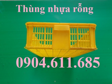 Sọt nhựa HS008, sọt nhựa cao 15 cm, thùng nhựa rỗng Hs008