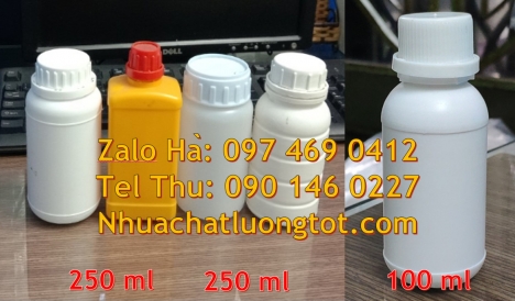 Bán chai nhựa vuông, Chai 50ml đựng thuốc sâu, chai nhựa đựng hóa chất 250 ml 500ml. Chai nhựa 50ml
