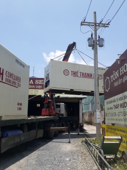 Container lạnh trữ đông hàng hóa, nông sản,..