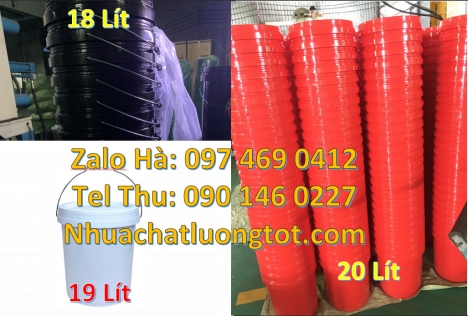 Xô nhựa 22l đựng sơn, vỏ thùng sơn 1l Thùng nhựa, Thùng nhựa 19l giá rẻ. Vỏ thùng sơn 3,8 lít, Vỏ
